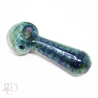 GLASS PIPE DOUBLE GLASS BLOWN FANCY PIPE GP8016 1CT